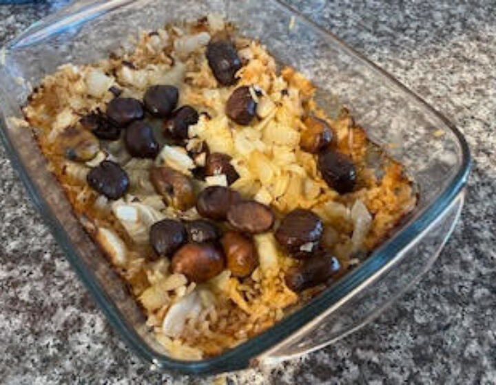 אורז עם ערמונים